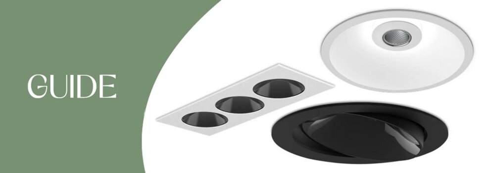 To the recessed spotlight guide